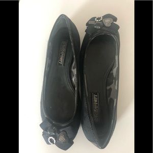 Coach Poppy Black Ballet Flats